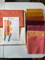 Quill quilt kit featuring moonlit by Windham. Warm color fabrics - Image 2