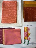 Quill quilt kit featuring moonlit by Windham. Warm color fabrics - Image 3