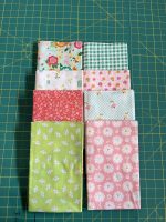 Riley Blake Summer Skies and Fireflies 8 piece, 1 yard bundle.