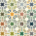 Aglow quilt featuring Windham fabrics